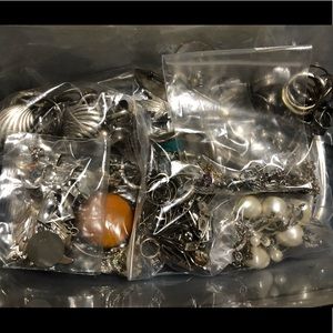 Massive 450g Lot of Sterling Silver Jewelry